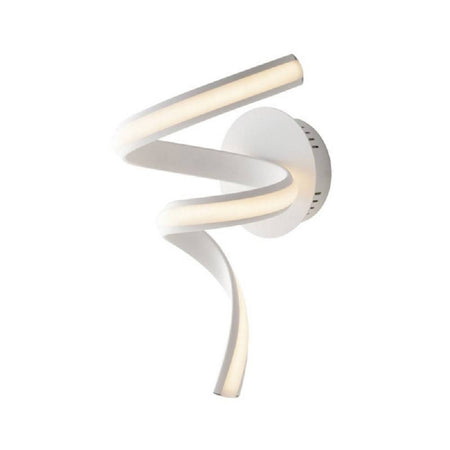 Applique Led Curvo 10 W Lampada Da Parete Stilizzata 3 Colorazioni Luce Aq19-3c