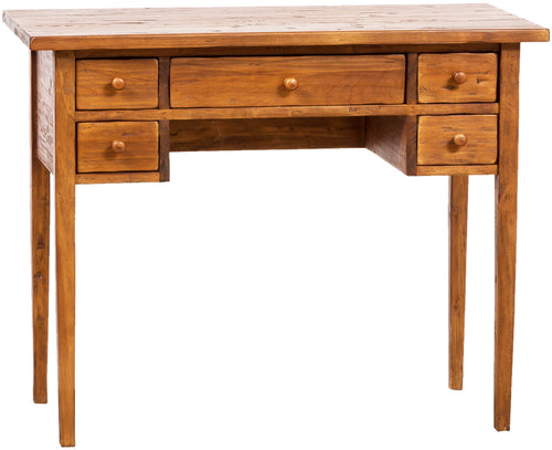 Biscottini Biscottini Tavolino Scrittoio Legno Massello Tiglio Finitura Noce Italy