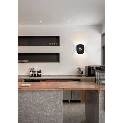 Applique A Parete Con Raffigurazione Tazza Del Caffè Lampada Attacco G9 Ip20 Aq45