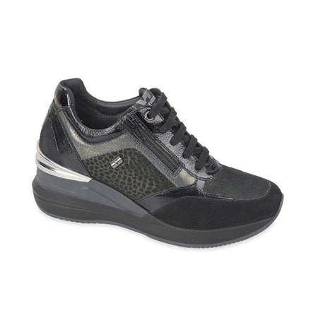 VALLEVERDE Scarpa donna in camoscio nero 36281