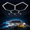 5-14 x lampada LED esagonale officina garage parete soffitto luce illuminazione