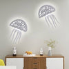 Applique Parete Led Medusa 3 Tonalità Luce Moderno 8w Bianca Dimmerabile Aq27-b3c