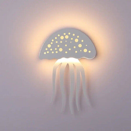 Applique Parete Led Medusa 3 Tonalità Luce Moderno 8w Bianca Dimmerabile Aq27-b3c