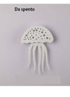 Applique Parete Led Medusa 3 Tonalità Luce Moderno 8w Bianca Dimmerabile Aq27-b3c