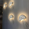 Applique Parete Led Medusa 3 Tonalità Luce Moderno 8w Bianca Dimmerabile Aq27-b3c