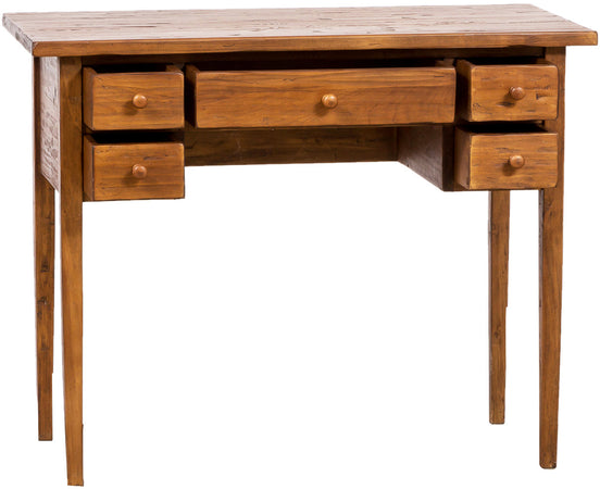 Biscottini Biscottini Tavolino Scrittoio Legno Massello Tiglio Finitura Noce Italy