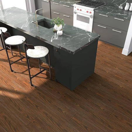 Pavimento Finto Parquet Effetto Legno Piastrelle Adesive 15x90cm Spessore 6mm