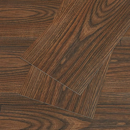 Pavimento Finto Parquet Effetto Legno Piastrelle Adesive 15x90cm Spessore 6mm