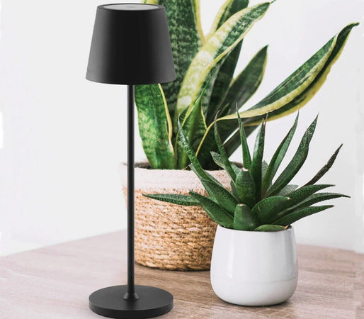 Lampada luce led da tavolo touch ricaricabile usb con 3 tonalità di colore senza fili