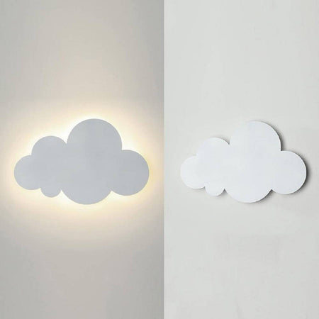 Applique A Led Forma Nuvola Lampada Da Parete 9 W 3 Colorazione Di Luce Aq28-b3c