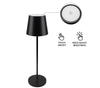 Lampada luce led da tavolo touch ricaricabile usb con 3 tonalità di colore senza fili