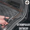 Tappetino Protezione Bagagliaio PVC Universale Antiscivolo 80x120 cm Nero