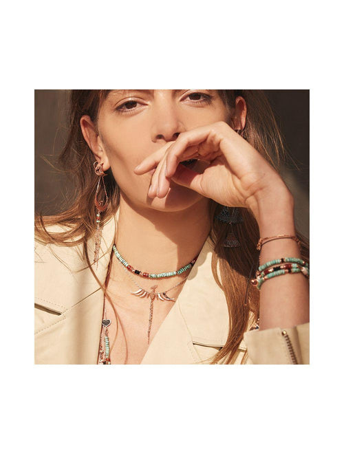 Maman et Sophie GIROCOLLO TURCHESE E ROSSO