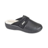 VALLEVERDE Pantofola donna in pelle nero 37300
