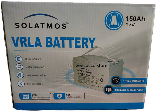 BATTERIA GEL 150Ah 12V FOTOVOLTAICO Pannelli ENERGIA SOLARE Nautica Camper Casa