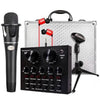 Kit Per Registrazione Audio Con Effetti Sonori Live Scheda E Microfono Supporto