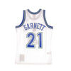 MITCHELL & NESS Canotta Basket Uomo Nba Swingman Jersey Hardwood Classics No.21 Kevin Garnett 1995-96 Mintim Home Original Team Colors da uomo