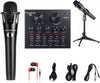 Kit Per Registrazione Audio Con Effetti Sonori Live Scheda E Microfono Supporto
