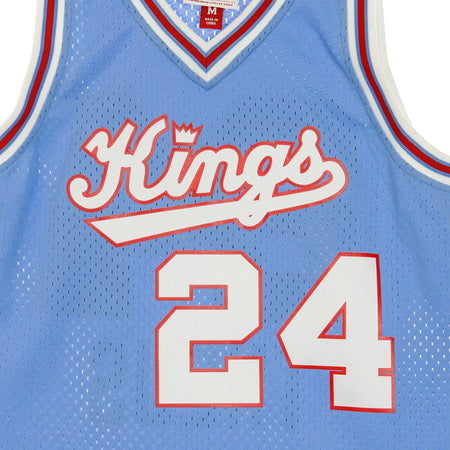 MITCHELL &amp; NESS Canotta Basket Uomo Nba Swingman Jersey Hardwood Classics No.24 Reggie Theus 1985-86 Sackin Road Original Team Colors da uomo