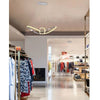 Lampadario Led Moderno Argento A Sospensione 38 Watt Luce 6500k 4000k 3000k A07