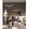 Lampadario Led Moderno Argento A Sospensione 38 Watt Luce 6500k 4000k 3000k A07