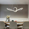 Lampadario Led Moderno Argento A Sospensione 38 Watt Luce 6500k 4000k 3000k A07