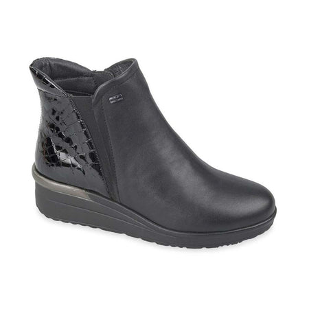 VALLEVERDE Stivaletto donna in pelle nero 36217