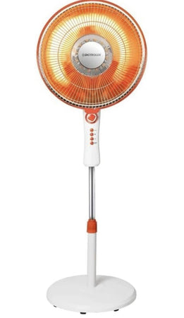 Stufa Elettrica Piantana in Carbonio con Parabola oscillante 1000W diametro 41cm