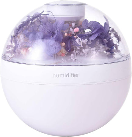Umidificatore Per Ambiente Aromaterapia Oli Essenziali Usb Con Fiori Profumatore