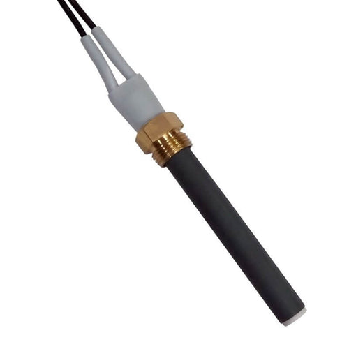 Resistenza accensione per stufe a pellet in ceramica con raccordo filettato 3/8 GAS 14701050