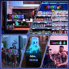 LED Matrix Pixel Pannello Bluetooth App USB 5v Controllo Scorrimento Pubblicitario IP65