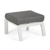 Poggia piedi con cuscino Kledi Pouf in alluminio da giardino e veranda