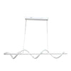 Lampadario Led Sospensione 36w Moderna Twist Bianco Luce 6500k 3000k 4000k B65-b