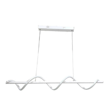 Lampadario Led Sospensione 36w Moderna Twist Bianco Luce 6500k 3000k 4000k B65-b