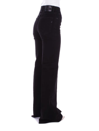 Dondup Pantaloni Nero da donna