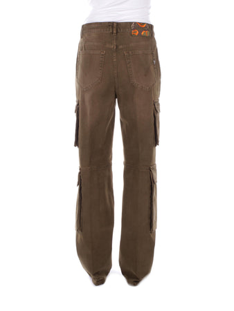 Dondup Pantaloni Verde da donna