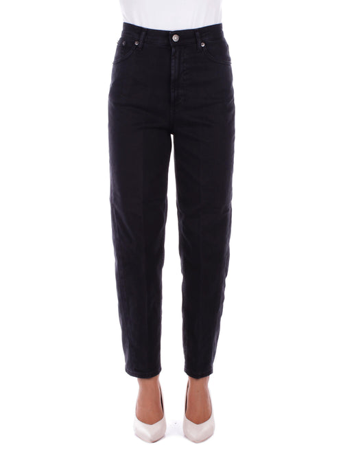 Dondup Pantaloni Nero da donna