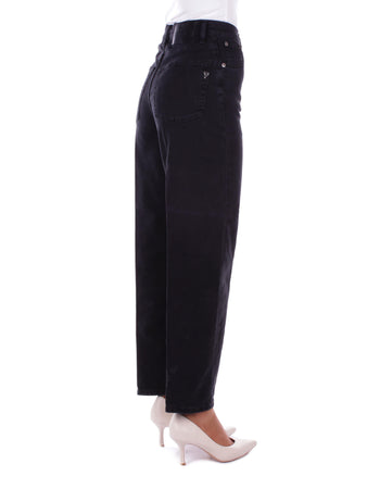 Dondup Pantaloni Nero da donna
