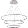Lampadario A Sospensione 51w A Led Forma Di Pianeta Bianco Luce Calda Fredda A64