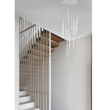 Lampadario Sospeso 105w Moderno Pendenti Led Bianco Luce 6500k 4000k 3000k Lp-45b