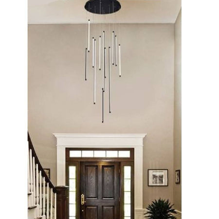 Lampadario Sospeso 105 W Moderno Pendenti Led Nero Luce 4000k 6500k 3000k Lp-45n