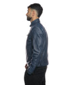 Avatar - Biker Uomo Blu in vera pelle