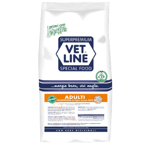 Vet Line mangime secco cani adulti pesce