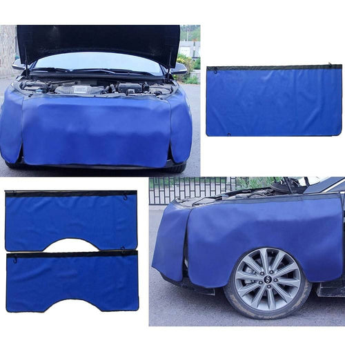 Set 3pz Copertura Parafango Auto Telo Protezione Carrozzeria Rivestimento Protettivo