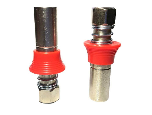 Kit 2pz Ugello Accoppiatore Ingrassatore Pompa Grasso Autobloccante Molla 07442