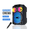 karaoke GD-892 Woofer 8'' tweeter 3'' Bluetooth AUX USB TF FM TWS RGB MICROFONO