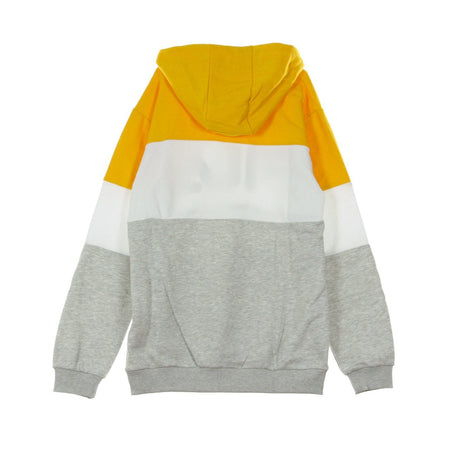 FILA Felpa Cappuccio Uomo Night Blocked Hoodie Light Grey Melange/bros/bright White/citrus da uomo
