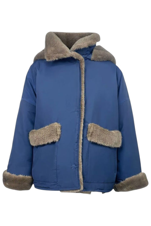 COLLECTION PRIVEE Giacconi Blu/marrone da donna