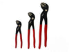 Set 3 Pz Pinze Poligrip Pinza A Pappagallo Con Pulsante Regolabile 8 10 12