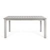 Tavolo allungabile Konnor in alluminio verniciato da esterno per giardino e veranda 160/240 cm